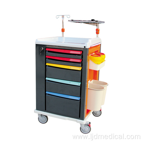 Nursing Medical ABS Emergency Crash Carts Clinical Trolleys